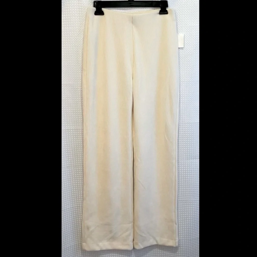 Mango Ribbed Knit Trousers - Picture 2 of 8